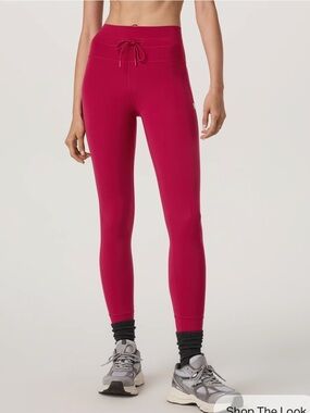 Vuori Pink High-Rise Performance Leggings